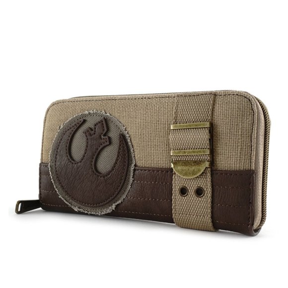 Loungefly SW The Force Awakens Rebel Canvas Wallet - Picture 6 of 8